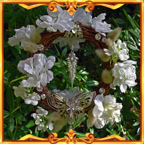 "Crystal Sparkles" Elven Wreath