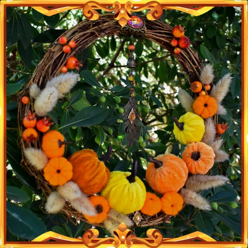 Couronne Halloween "Samhain"