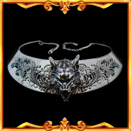 Collier Loup Médiéval "Fenrir"