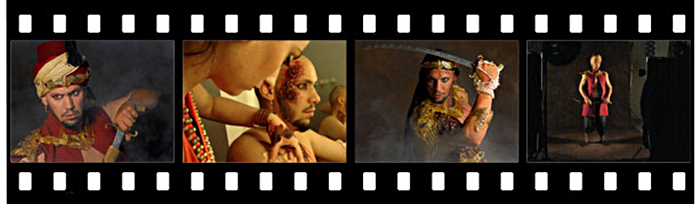 Le Prince d'Orient et le Tombeau du pharaon, une histoire Behind the Scenes sur le blog : Backstage de la séance photo d'inspiration orientale avec le photographe Alain Naim et le modèle Al Kymaris maquillé par JohMakeUp Création et les bijoux de A Mon Seul Desir boutique en 2015