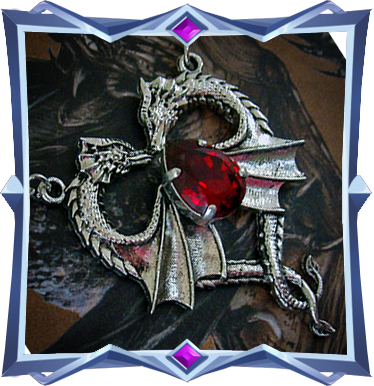 The Dragon Heart medieval necklace is available in our online shop