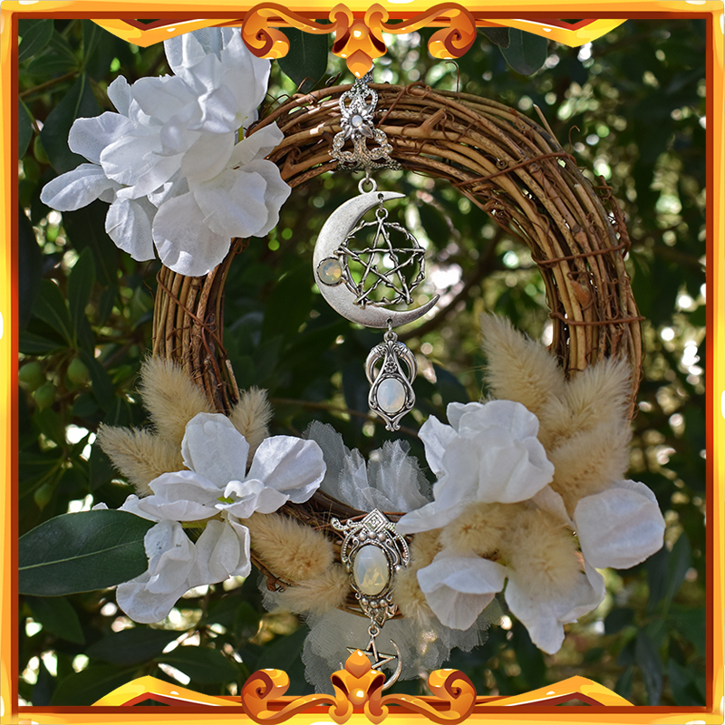 Couronne wicca et magie blanche